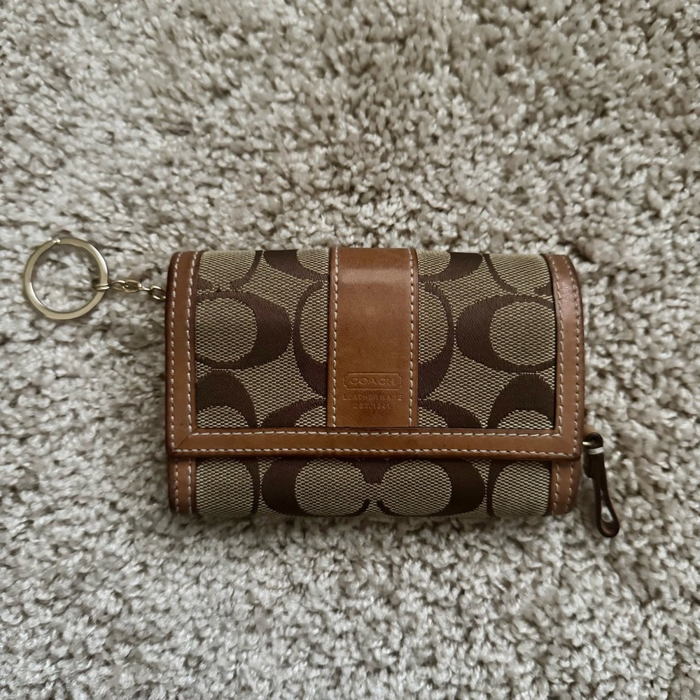 Vintage Coach Keychain Wallet